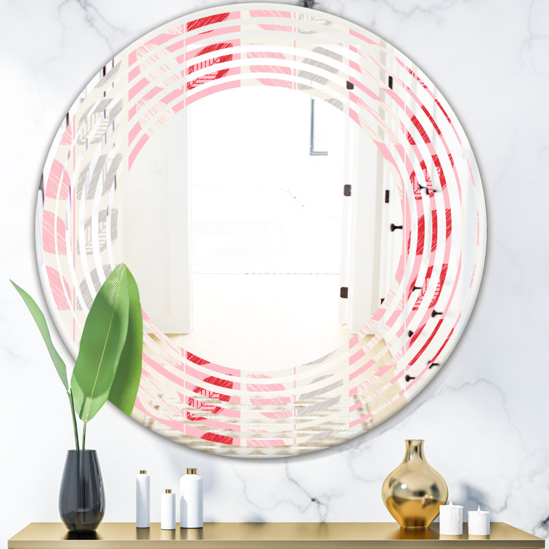 Miroir mural Botanical Design I Wave Cottage Americana, H 31,5 po x l po, Botanical Design I Wave