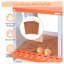 Boîte de nidification en métal à 3 compartiments pour poules - Poulailler en acier galvanisé avec conception ventilée et collection Easy Egg