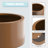 Heavy Duty Corten Steel Round Raised Garden Bed Kit – 15.5" Dia. X 12" H. – Pre-Rusted Metal Planter Box For Vegetables-764871334-764871333