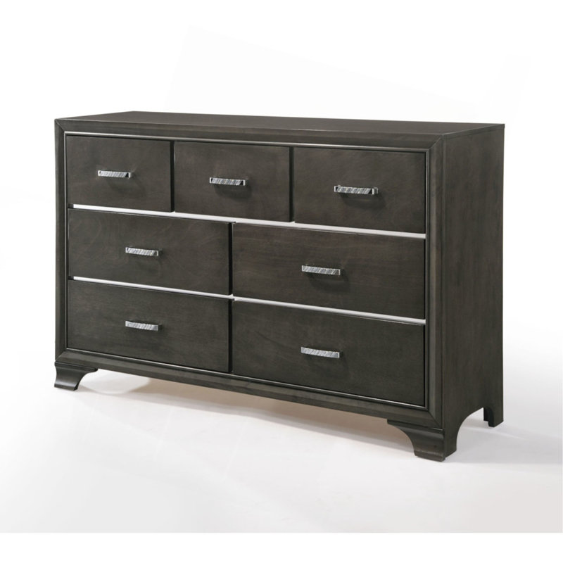 Commode à finition grise