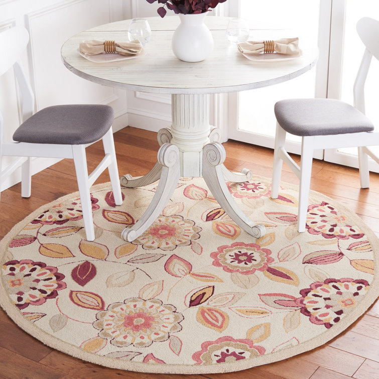 Hollander Hand-Hooked Wool Ivory/Taupe Area Rug