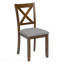 Ensemble de salle à manger 5 pièces en bois élégant: table et 4 chaises, pour 4 personnes-1443976587