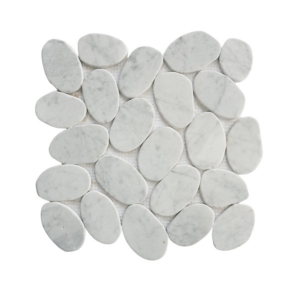 Alaska 12" x 12" Natural Stone Pebbles Mosaic Wall & Floor Tile