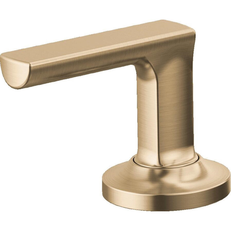 Kintsu® Widespread Pull-Down Faucet With Square Spout, Lumicoat® Luxe Gold, Lever Handle