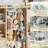 Kids Bookshelf And Stuffed Animal Storage, Multifunctional 4-cubby Kids Bookcase With 2 Drawers & Large Toy Storage For Playroom, Nursery Or Bedroom-1964155770