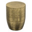 Table de bout cylindrique en métal avec finition texturée Johnho-104200693