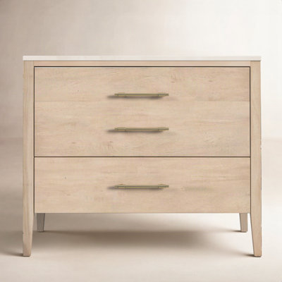 33" Genuine Marble Dresser