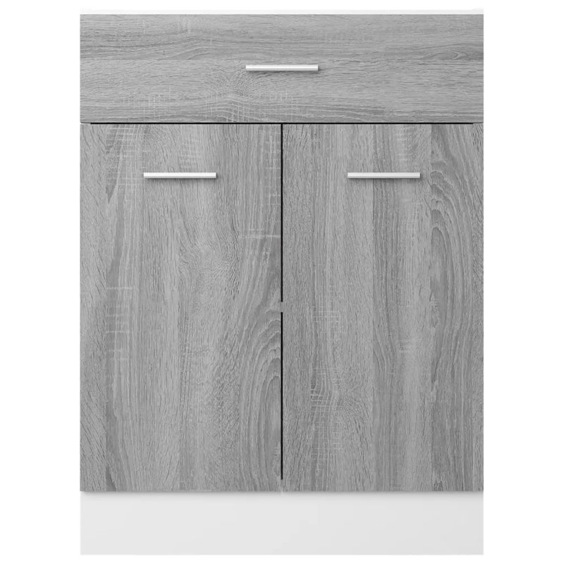 Drawer Bottom Cabinet Lyon, Grey Sonoma