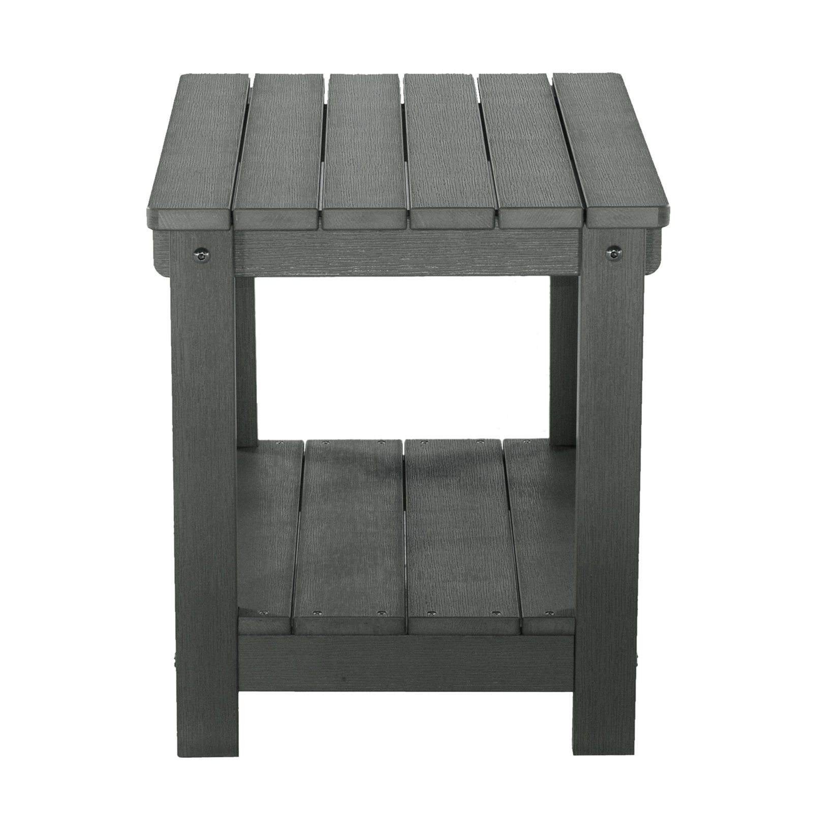 Clarence 19.68'' Outdoor Side Table, Gray
