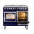 ILVE Nostalgie II Series Noblesse 40 inch Dual Fuel Range with 6 Sealed Burners, Griddle (Glass Door)-103962080-103962086