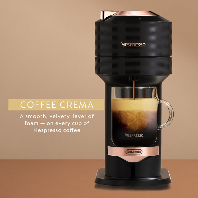 Nespresso Vertuo NEXT Coffee and Espresso Machine by De'Longhi, Black