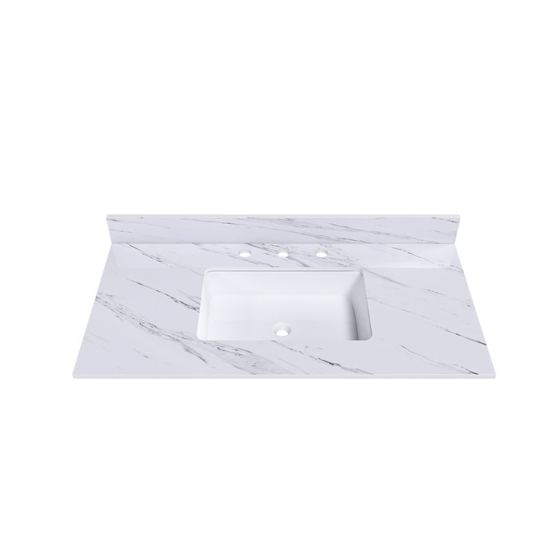 43 Inch Marble Vanity Top