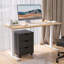 3-Drawer Vertical Filing Cabinet With Casters, Fully Assembled For Home And Office Use, Durable And Mobile Storage Solution