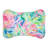 Abstract Paint Patterns - Bone Shape Feeding Mat