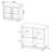 Tilbury 2-Door Glass Front Accent Display Cabinet Light Oak