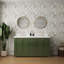 Meuble-lavabo double autoportant 60,58 po Nali-351989348