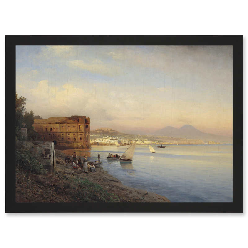 Seascape City Flamm Bay Naples Queen Palace - Single Picture Frame Print