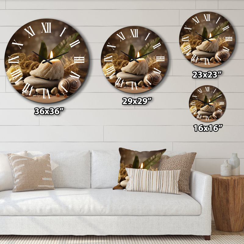 Metal Wall Clock, Extra Large