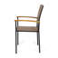 2 chaises. Style industriel moderne avec lattes verticales en bois. Assemblage requis et 2 pièces en métal. Conception. Bois, lattes-71090911