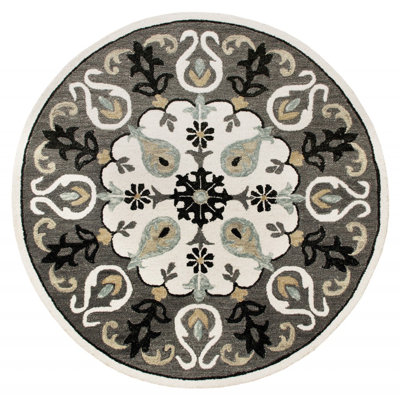 Hand Tufted Oriental Indoor Rug