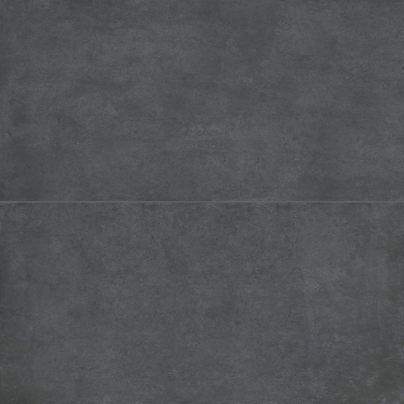 City Scape 24X48 Porcelain Concrete Tile, Black