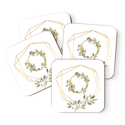 Cork Square 4 Piece Coaster Set