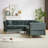 81.5-Inch Chenille Corner Sofa