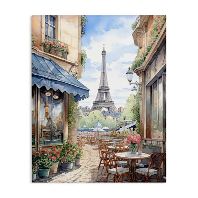Toile vue de la tour Eiffel, vue par LSR Creative Studio