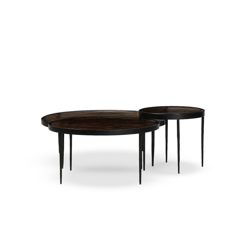 Yoko Glass Nesting Coffee Table