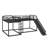 Levick L Shape Twin Over Twin and Full Over Full Quad Bunk Bed-1395255985