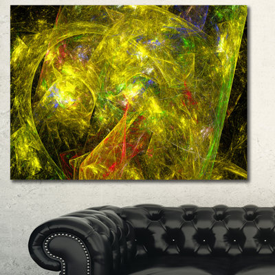 " Golden Mystic Psychedelic Texture "