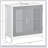 Bathroom Corner Cabinet with Doors & Shelves – Toilet Paper Storage – Thin Floor Organizer