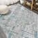 Reider Modern Abstract Gray/Turquoise Rug