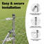 Chain Link Fence With 7 Posts Galvanised Steel-1935543301-1935543302