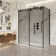 Echarri 60'' W 78'' H Frameless Rectangle Reversible Shower Enclosure