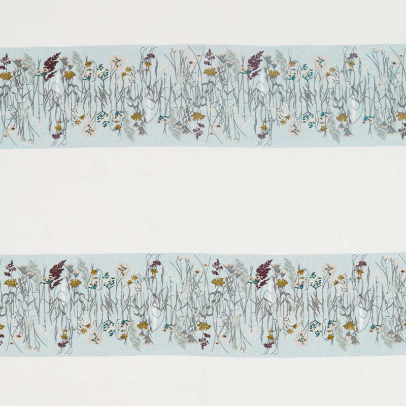 Pressed Flowers Fabric, Mist/Shell