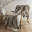 1 PCS 50X60" Dream Soft Heated Throw Grey-119336183