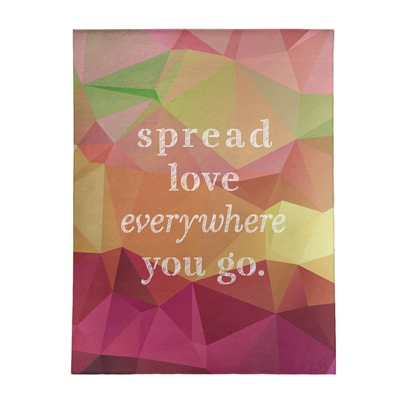 Tapis en polyester imit quote love, Rectangle 8 pi x 10 pi