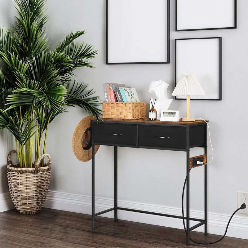 Console 31,5 po Contrell, Brun