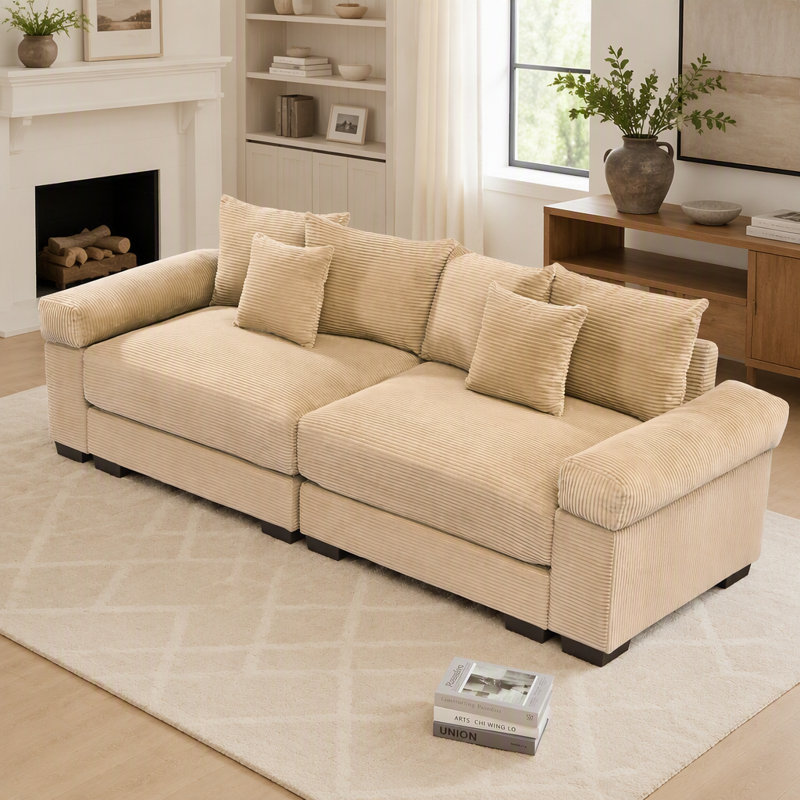 Corduroy Sectional