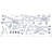 Giraffe Growth Chart Grey Wall Decals