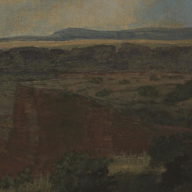 Desert Hues III Painting by Aileen Fitzgerald, 19.5" H x 40" W