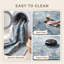 Tapis Baryte Floral bleu sarcelle crème beige antidérapant à poils courts, lavable, pour l'intérieur et l'extérieur, adapté aux animaux de compagnie, salon, chambre, salle à manger, entrée, couloir, bureau-1147861317