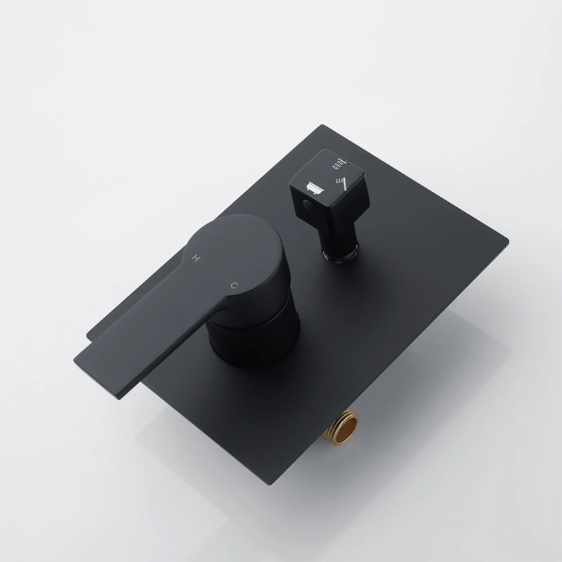 All-In-One Kit with Rough in-Valve, Black
