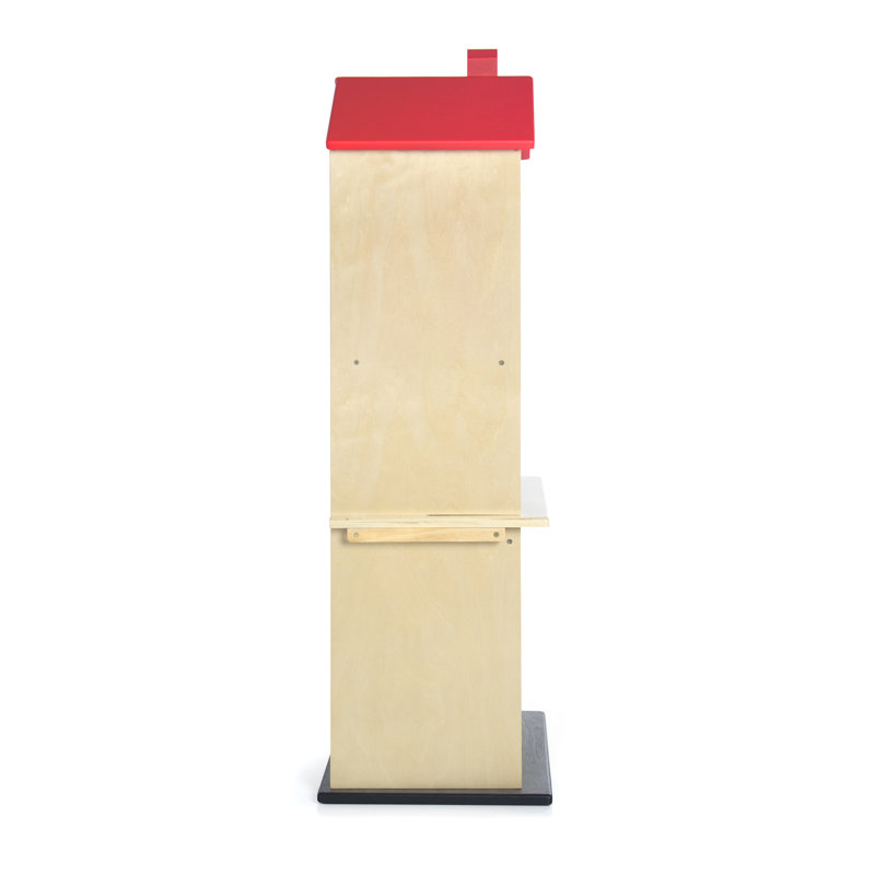 Birch 42" Tall Kids' Book Stand with 3 Shelves