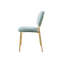 Modern dining chairs set of 2, upholstered accent chairs with metal legs-1134078747-1134078744