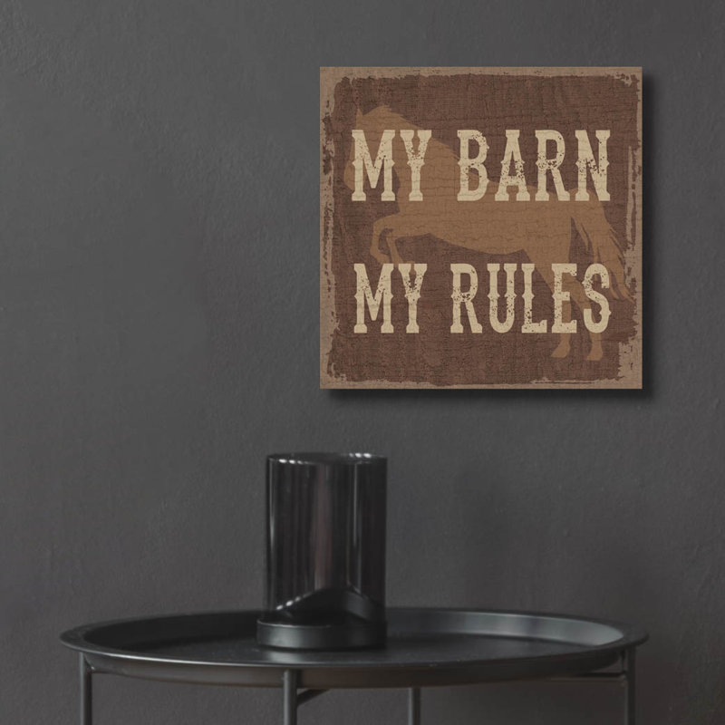  «My Barn» par Erin Clark, art mural en verre acrylique, 36 po x 36 po, H 12 po x l 12 po x P 0,13 po