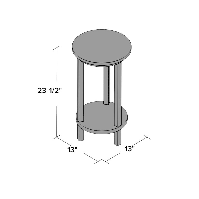 Vivienne Bone Inlay Side Table