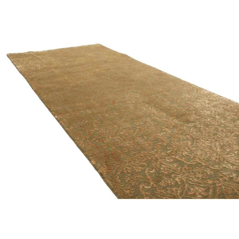 One-of-a-Kind 3' X 9'7" Hand Knotted Area Rug