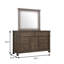 Commode transitionnelle l 62,6 po, noyer foncé